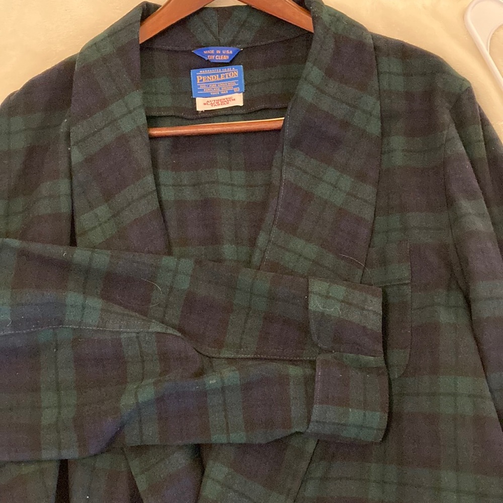 Mens wool robe